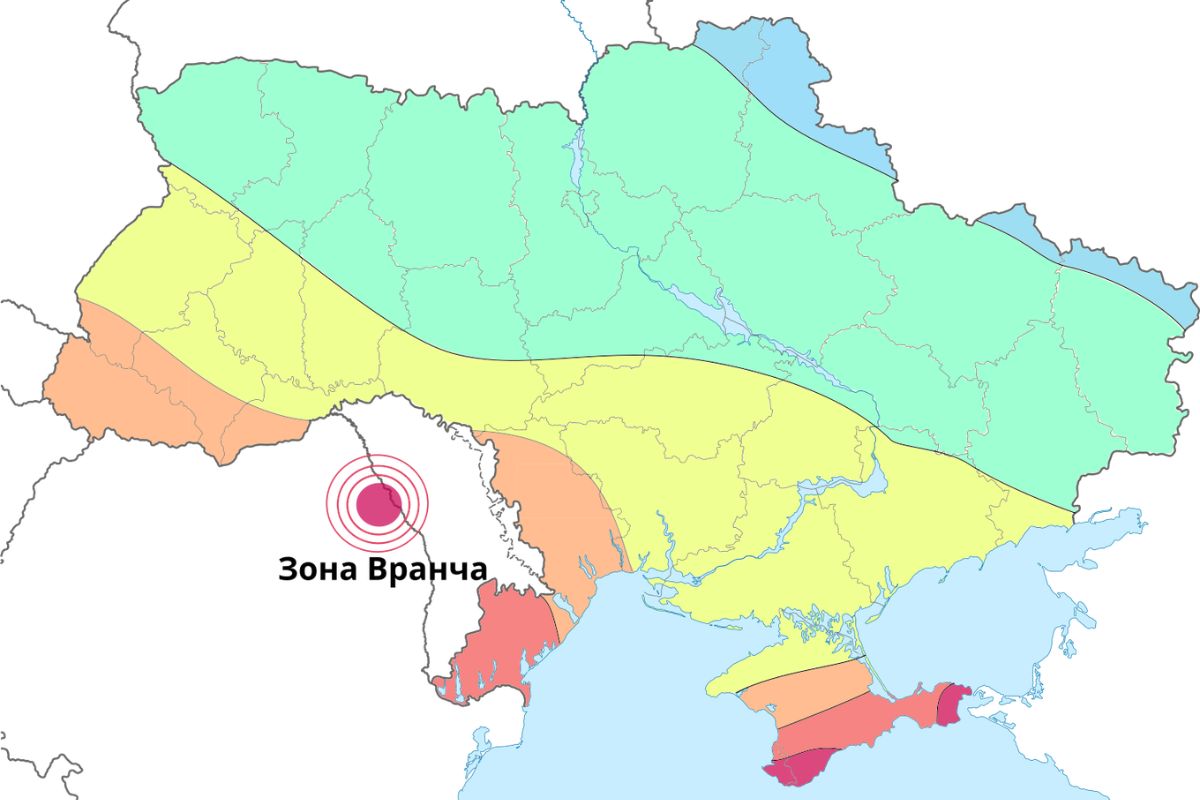 Зона Вранча це сейсмоактивний «колодязь» під Карпатами